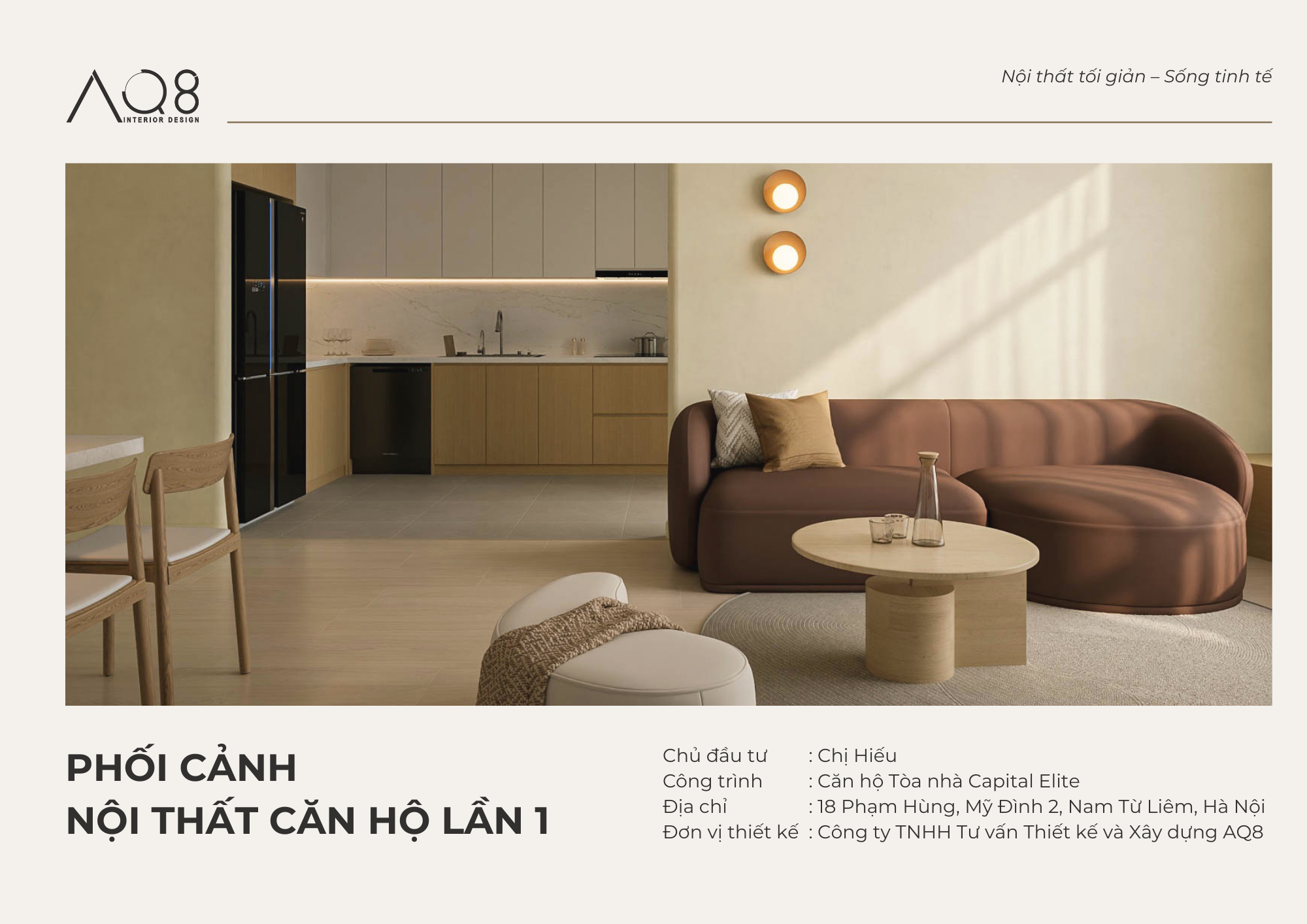 Nội thất căn hộ Capital Elite – Phối cảnh căn hộ